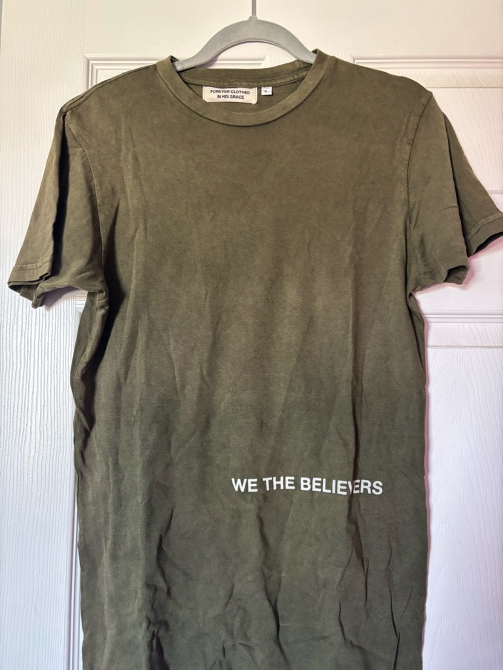 Olive Green Short-Sleeve Graphic Tee